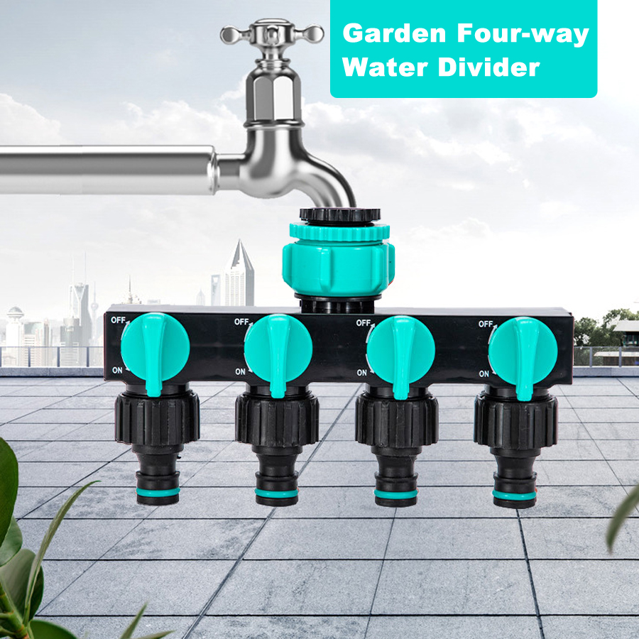 Smart Garden Sprinkler System - Watering Hose Connection Water Line Splitter