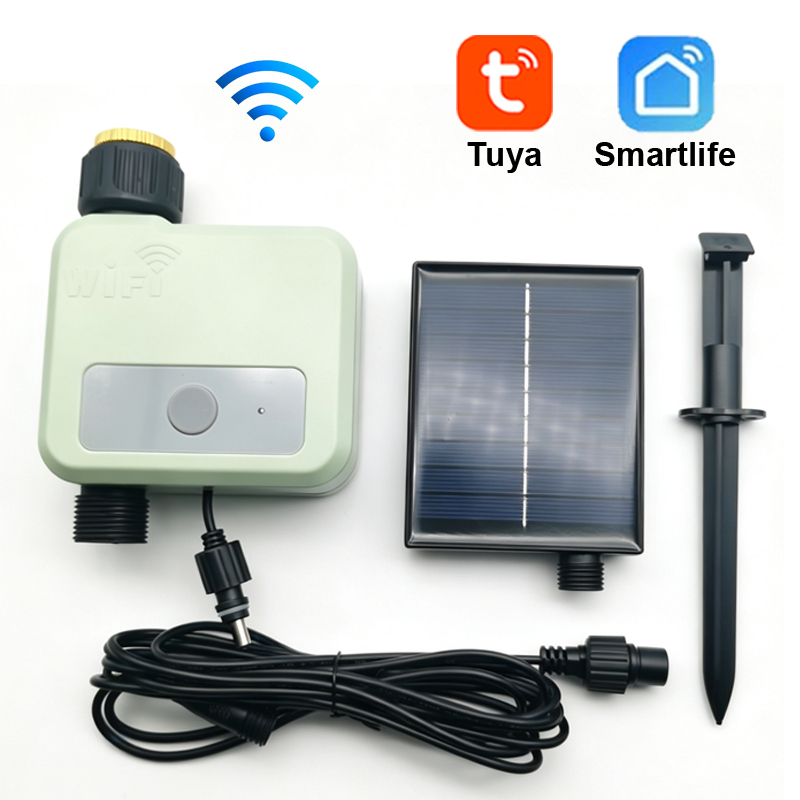 Smart Garden Valve - Tuya WiFi Watering Timer Solar Smart