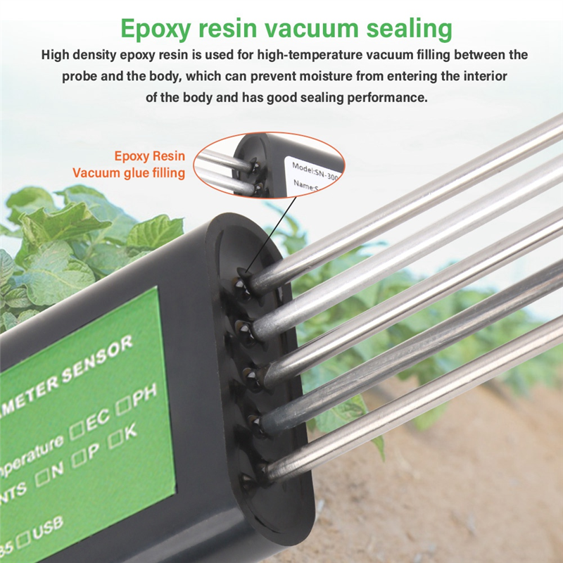 Smart Garden Nutrients - A26F-Soil Nutrient Sensor Soil PH Meter