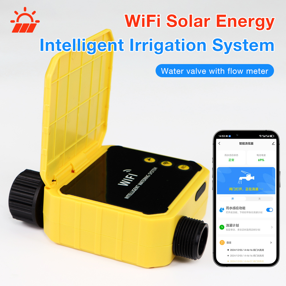 Smart Garden Valve - WiFi Solar Timer 1/2/4-Zone Smart Irrigation