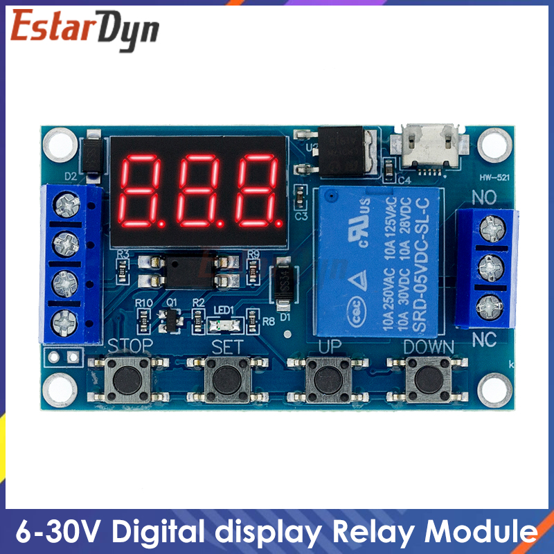 Smart Garden Arduino - 6-30V Relay Module Switch Trigger Time