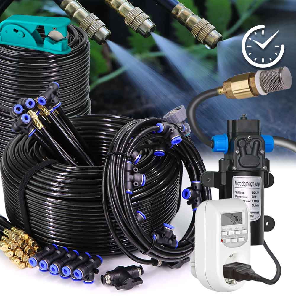 Smart Garden Valve - 60w Self-priming Pump Misting Cooling System