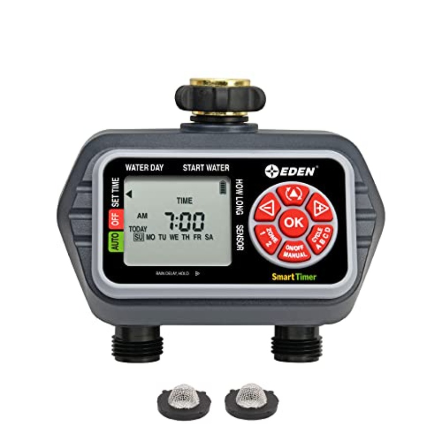Smart Garden Outdoor - 93412 Programmable Digital Water Timer 2-Zone