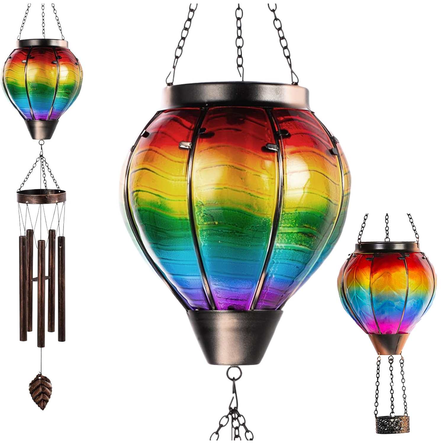 Smart Garden Balloon - Vintage Solar Garden Lamp LED Flame