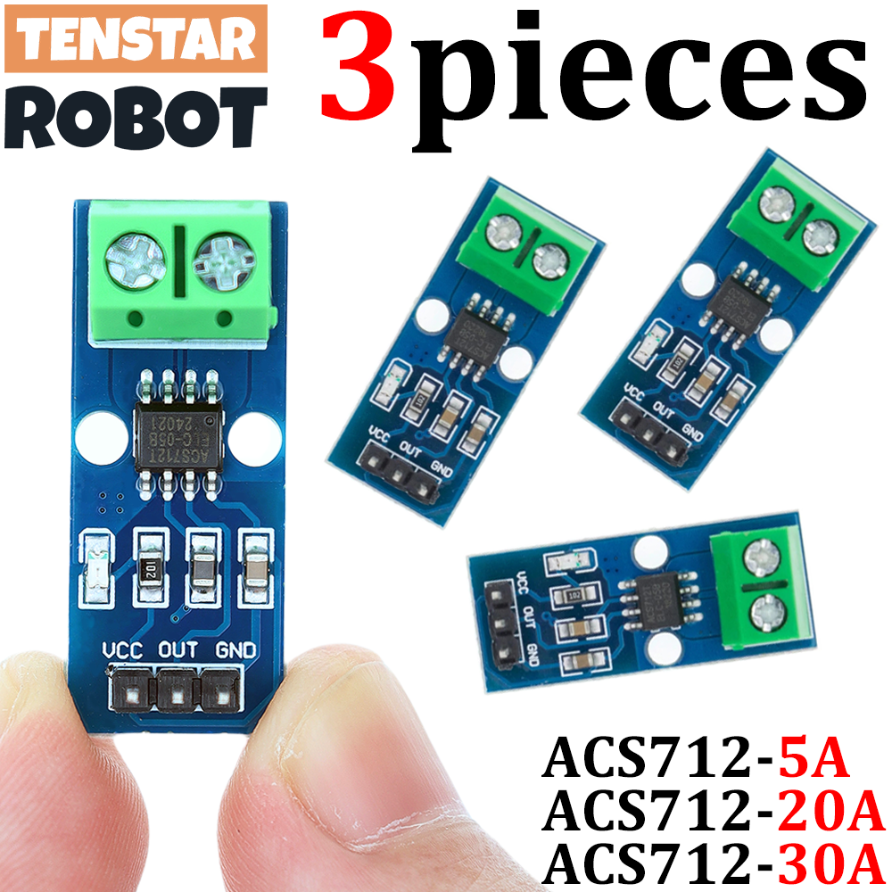 Smart Garden Arduino - TENSTAR 3pcs ACS712 5A 20A 30A