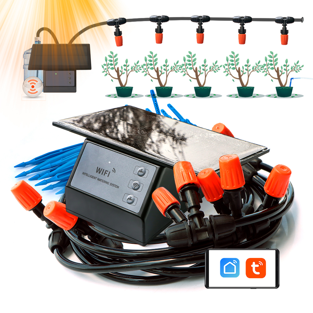 High Quality Tuya Solar Pane W - مراجعة Smart Garden Valve وسعره