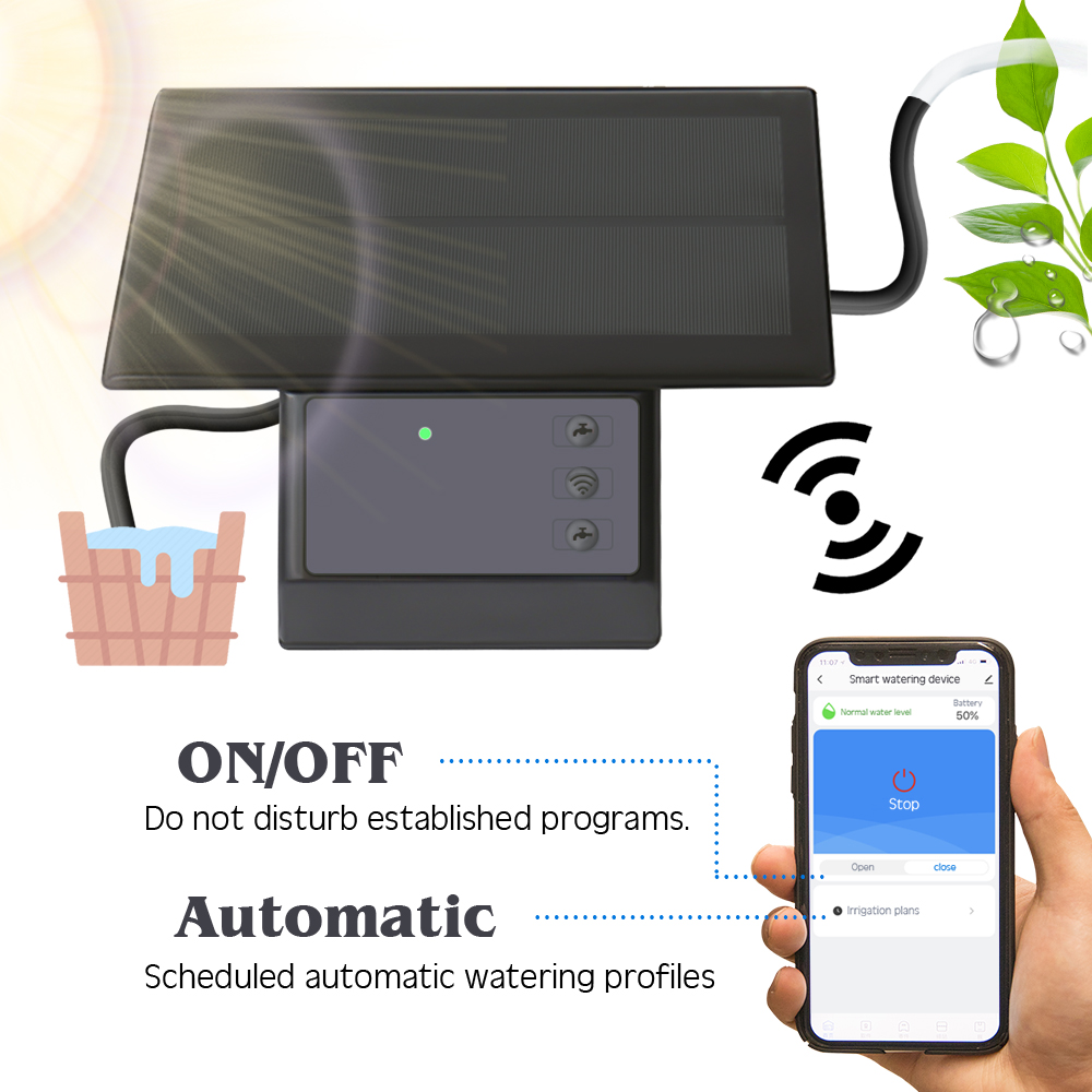 High Quality Tuya Solar Pane W - مراجعة Smart Garden Valve وسعره