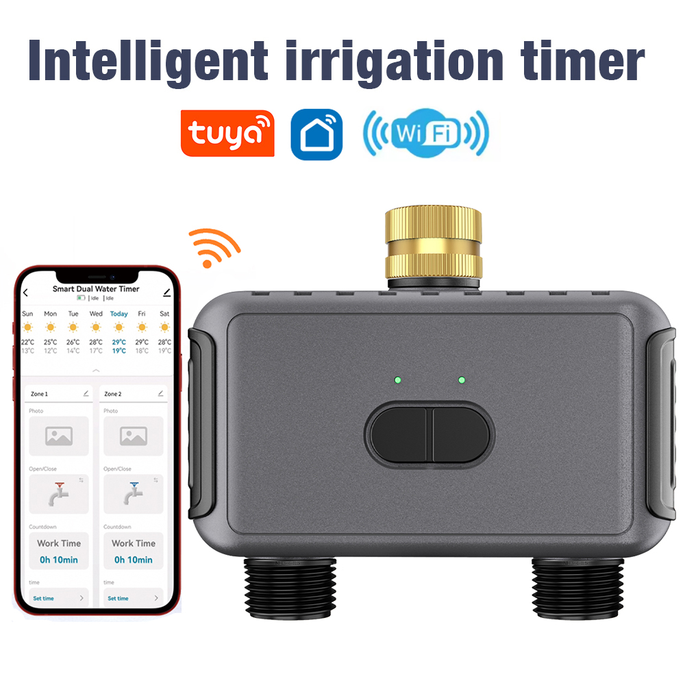 Wifi Automatic Water Timer Dua - مراجعة Smart Garden Sprinkler System وسعره
