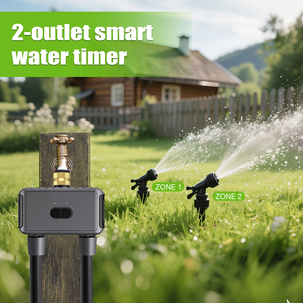 Wifi Automatic Water Timer Dua - مراجعة Smart Garden Sprinkler System وسعره