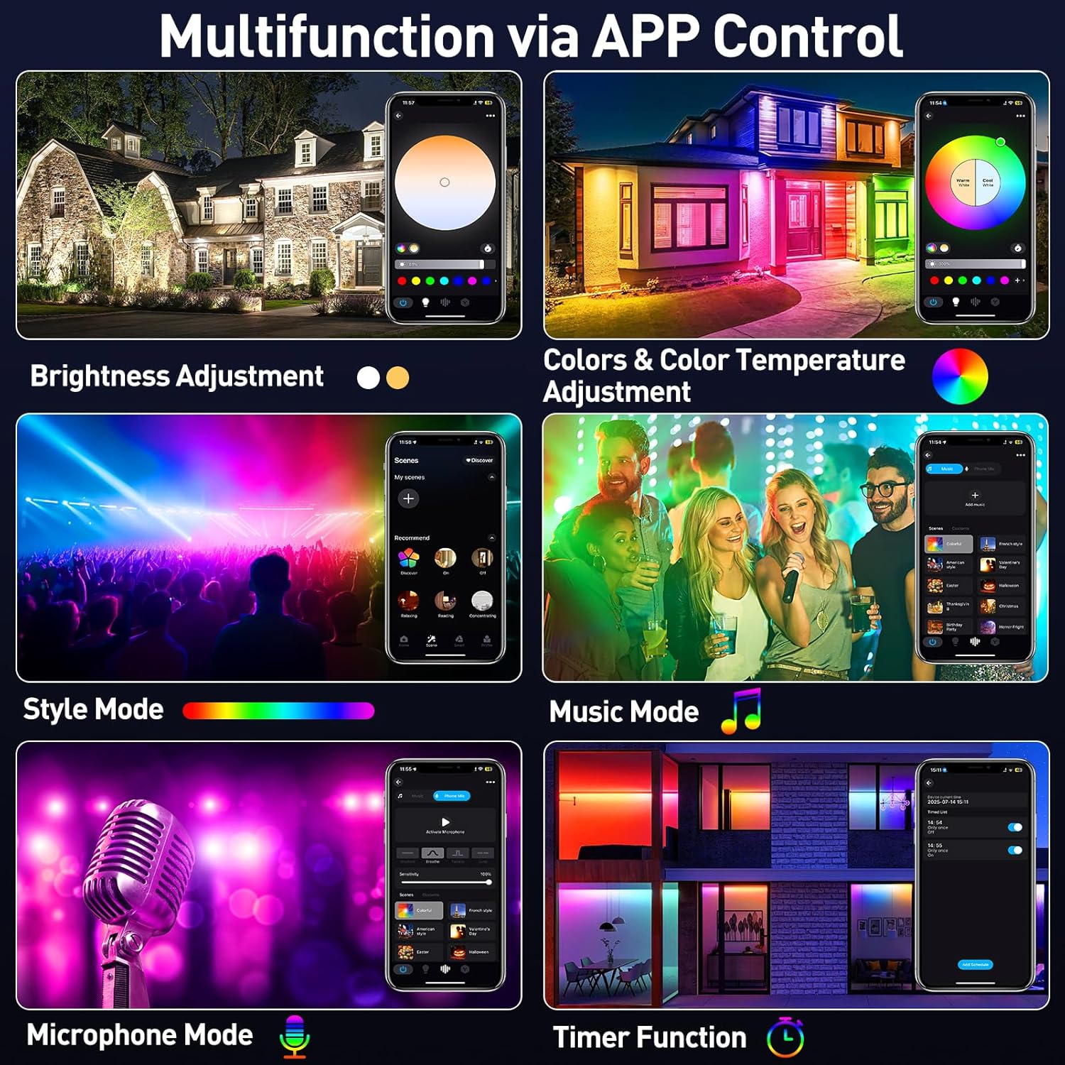 50/72W RGB LED Floodlight Bar  - مراجعة Smart Garden Uk وسعره