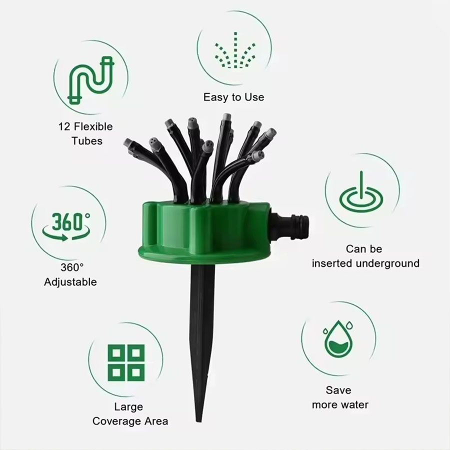 360° Automatic Rotating Garden - مراجعة Smart Garden Sprinkler وسعره