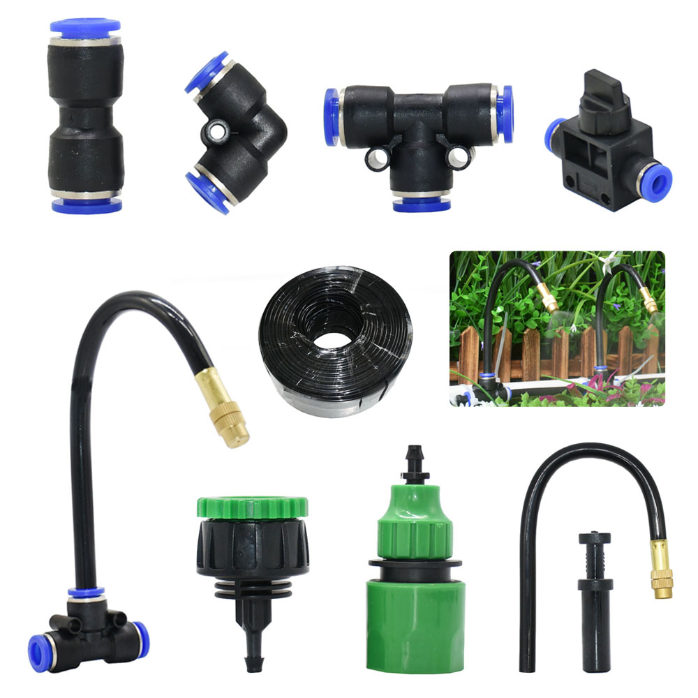 Outdoor Misting Cooling System - مراجعة Smart Garden Sprinkler System وسعره