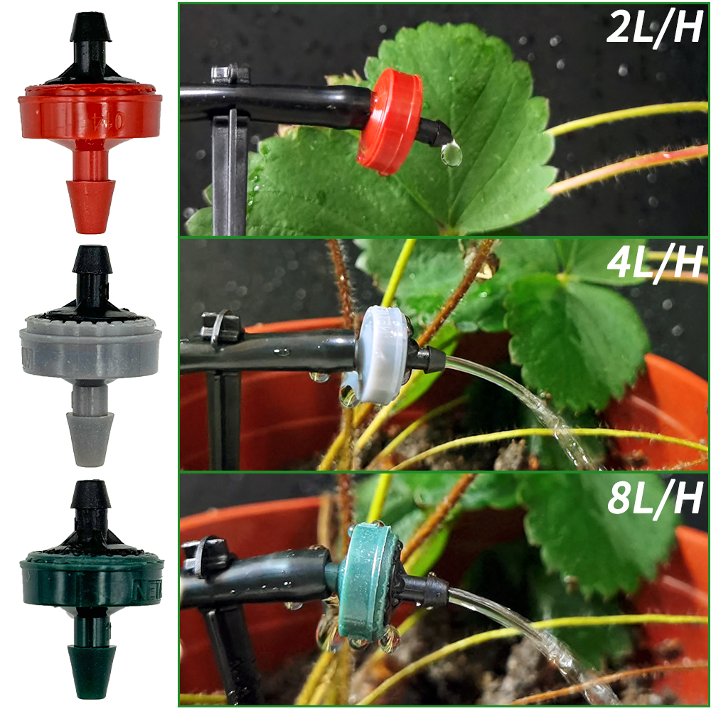20-50pcs Greenhouse 8L/H Adjus - مراجعة Smart Garden Sprinkler System وسعره