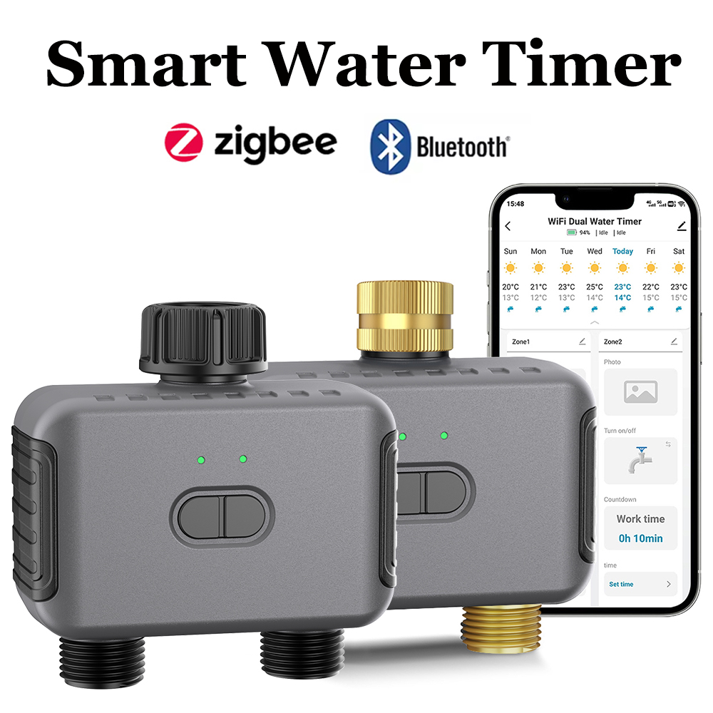 Tuya Smart Water Timer Zigbee/ - مراجعة Smart Garden Valve وسعره