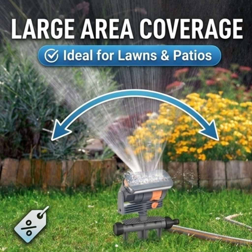 Automatic Oscillating Sprinkle - مراجعة Smart Garden Sprinkler وسعره