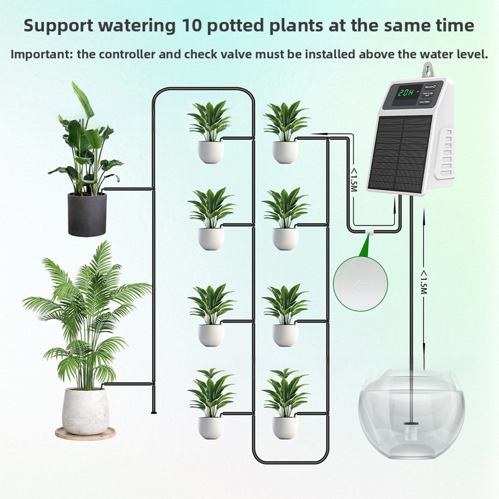 Smart Solar Powered Auto Water - مراجعة Smart Garden Outdoor وسعره