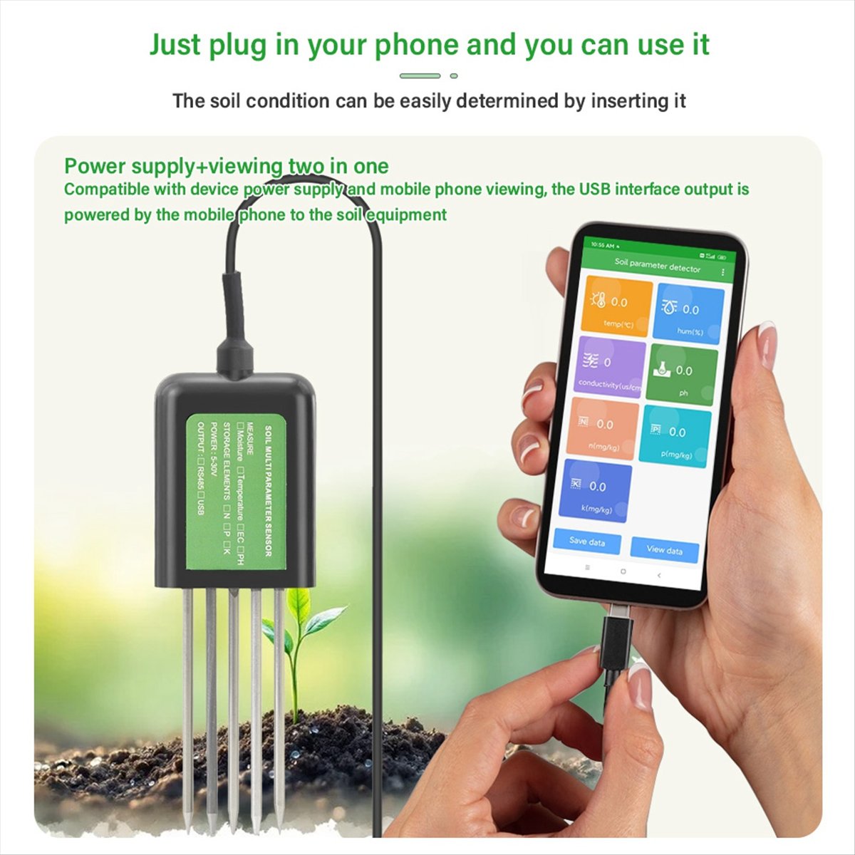 A08I Soil PH Meter Moisture Te - مراجعة Smart Garden Nutrients وسعره