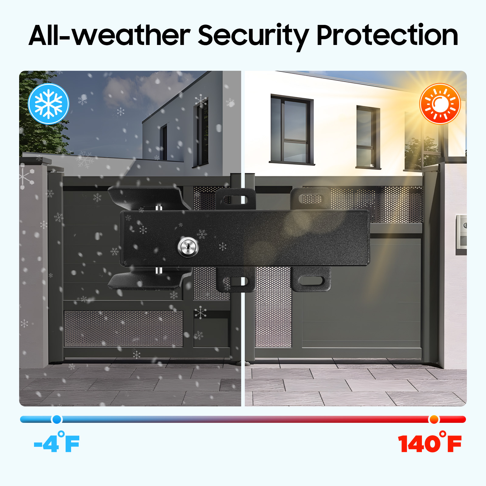 24V 60W Electric Gate Lock, IP - مراجعة Smart Garden Gate وسعره