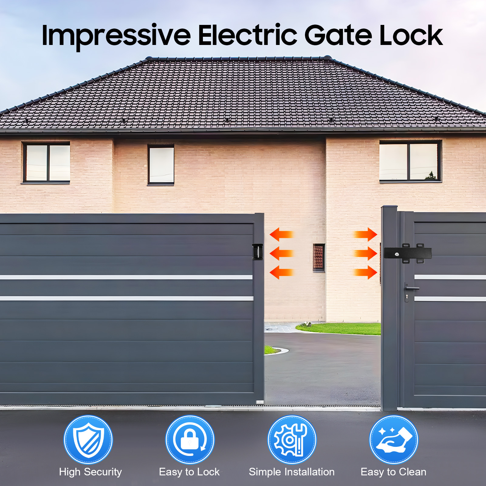 24V 60W Electric Gate Lock, IP - مراجعة Smart Garden Gate وسعره