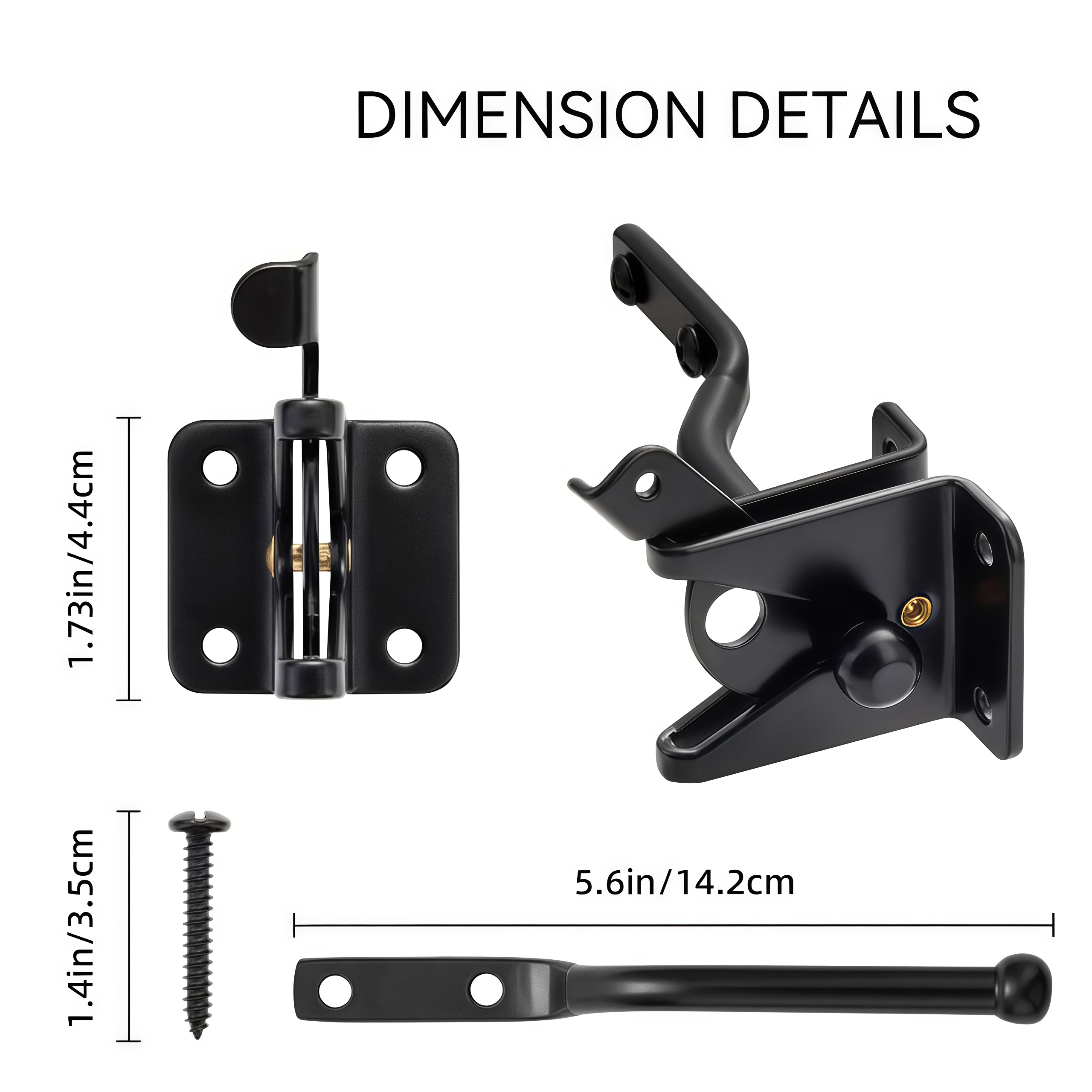Auto Gate Latch With Bolt  For - مراجعة Smart Garden Gate وسعره