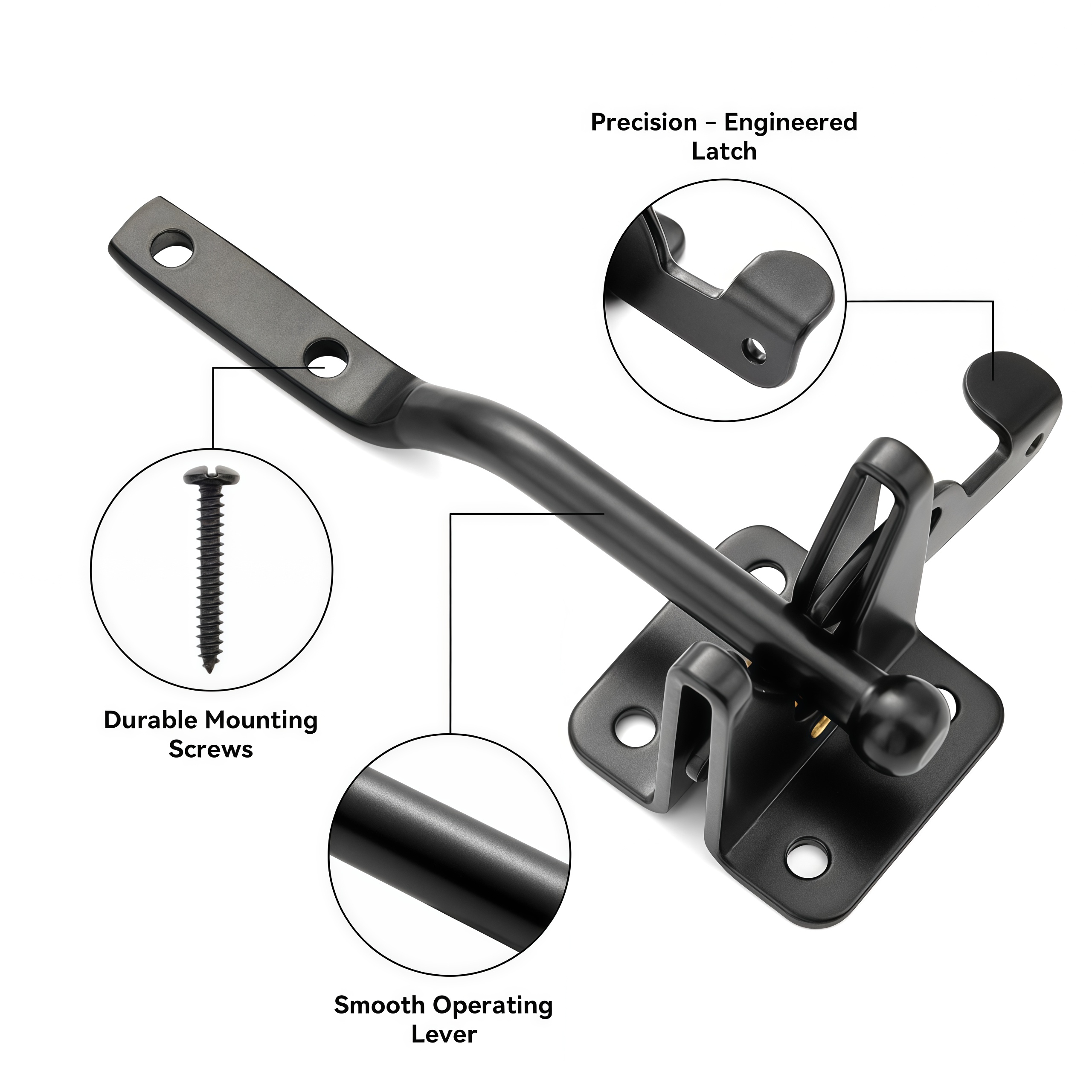 Auto Gate Latch With Bolt  For - مراجعة Smart Garden Gate وسعره