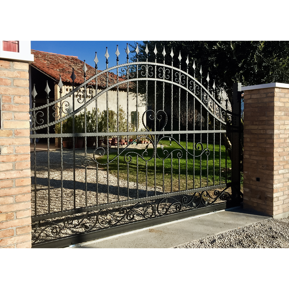 Luxury Electric Wrought Iron S - مراجعة Smart Garden Gate وسعره