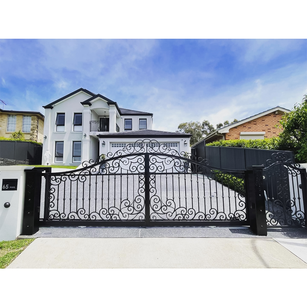 Luxury Electric Wrought Iron S - مراجعة Smart Garden Gate وسعره