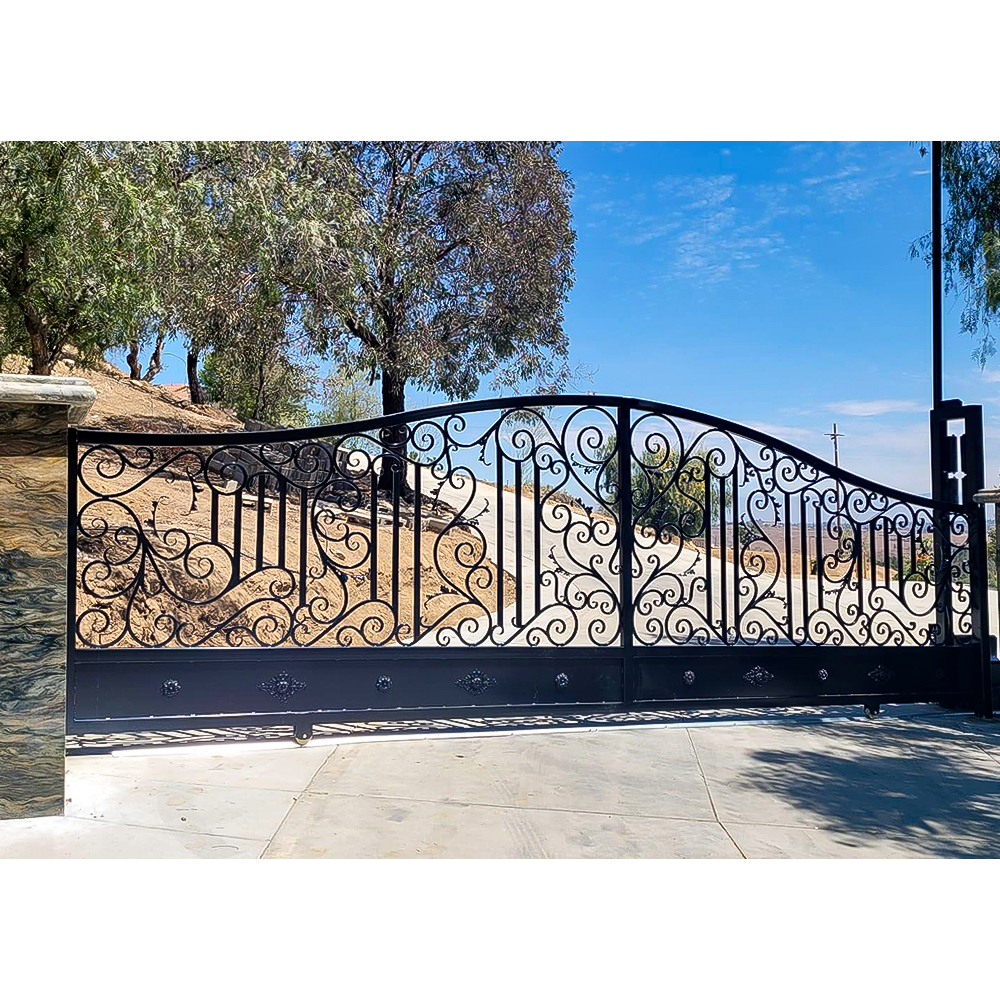 Luxury Electric Wrought Iron S - مراجعة Smart Garden Gate وسعره