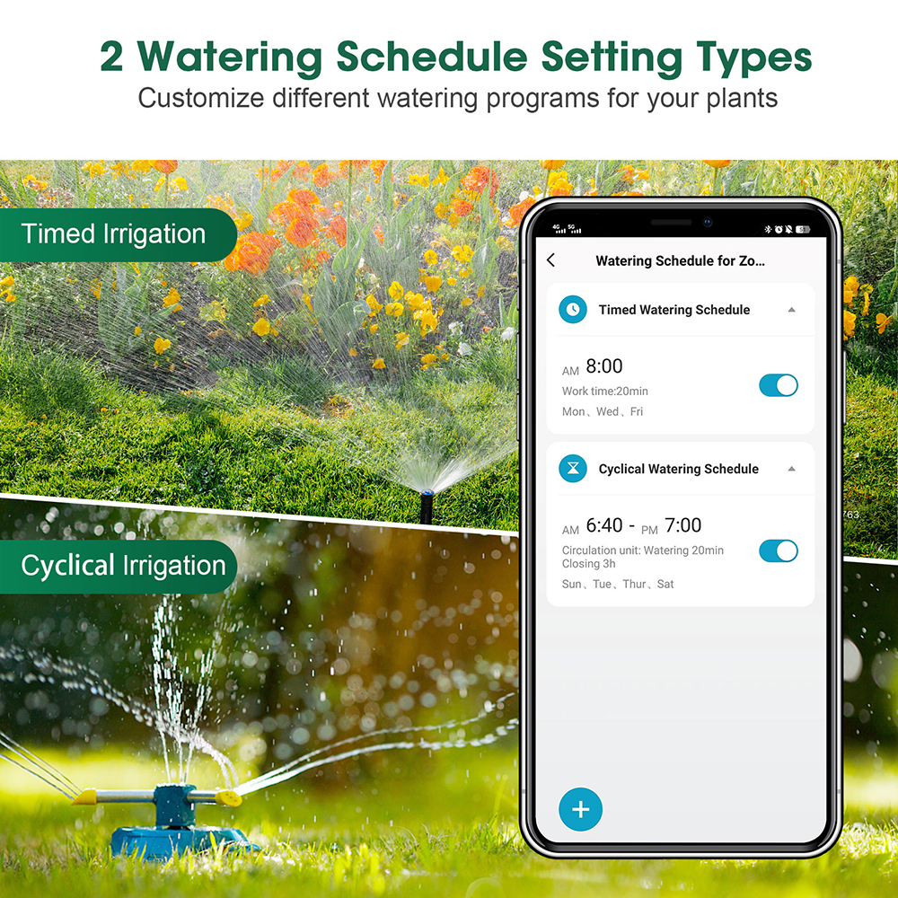 Tuya Smart Dual Water Timer Bl - مراجعة Smart Garden Outdoor وسعره