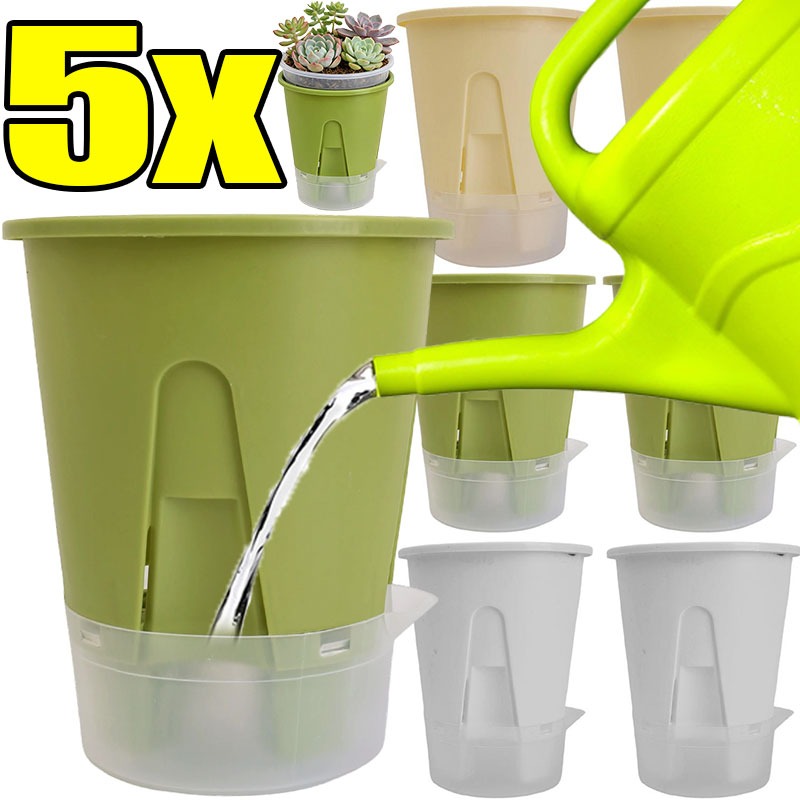Self Watering Planter Pot Tray - مراجعة Smart Garden Sprinkler System وسعره