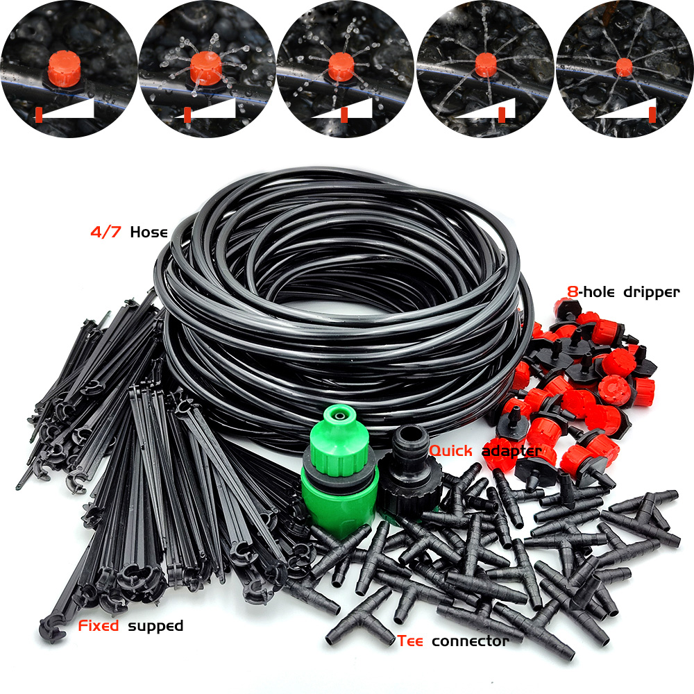 Greenhouse 15M-30M DIY Drip Ir - مراجعة Smart Garden Sprinkler System وسعره