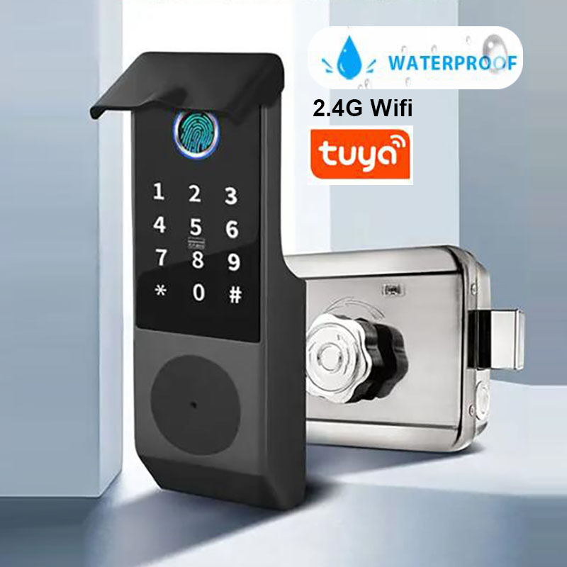 Wifi Tuya Smart Lock Waterproo - مراجعة Smart Garden Gate وسعره
