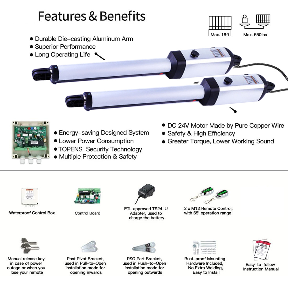 MK702 200KG Auto Swing Gate Op - مراجعة Smart Garden Apple وسعره