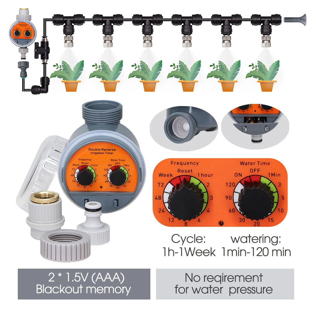 0.6mm Garden Misting Cooling S - مراجعة Smart Garden Valve وسعره