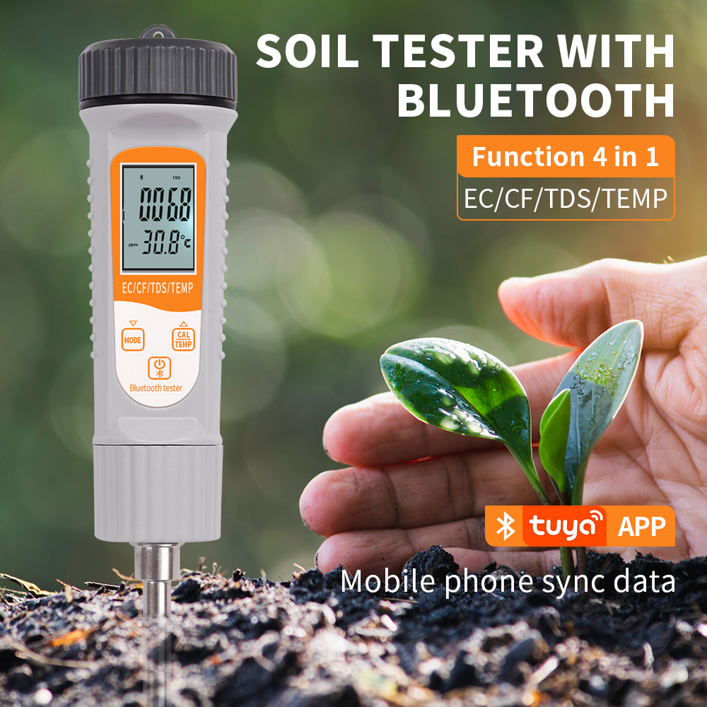 Bluetooth Soil Meter Multifunc - مراجعة Smart Garden Nutrients وسعره