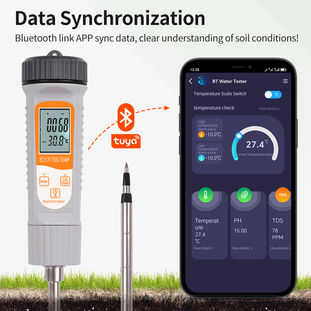 Bluetooth Soil Meter Multifunc - مراجعة Smart Garden Nutrients وسعره