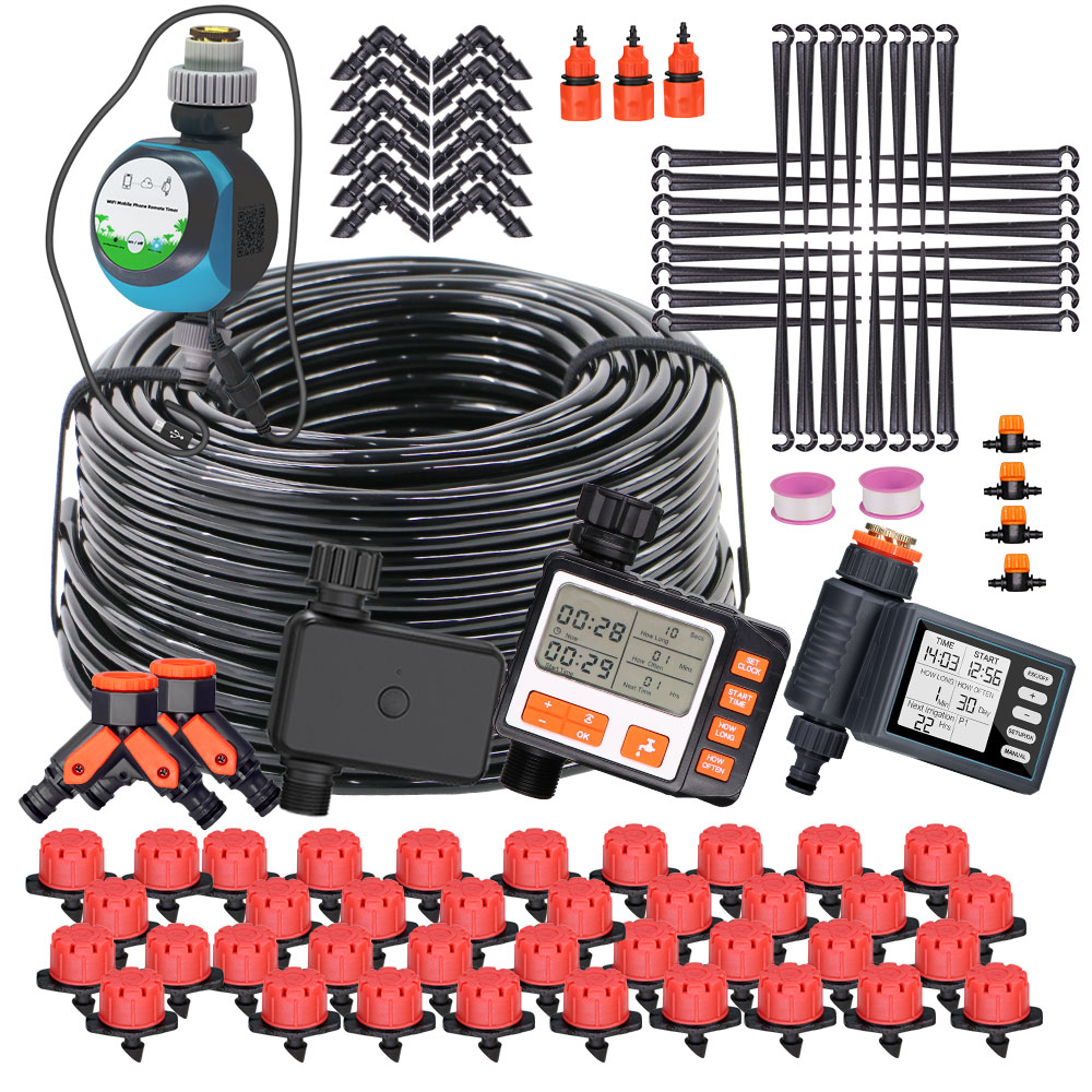 50-5M 1/4'' Hose Adjustable Dr - مراجعة Smart Garden Sprinkler System وسعره