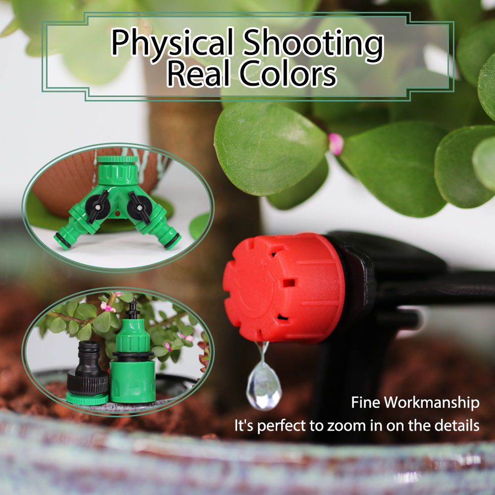 50-5M 1/4'' Hose Adjustable Dr - مراجعة Smart Garden Sprinkler System وسعره