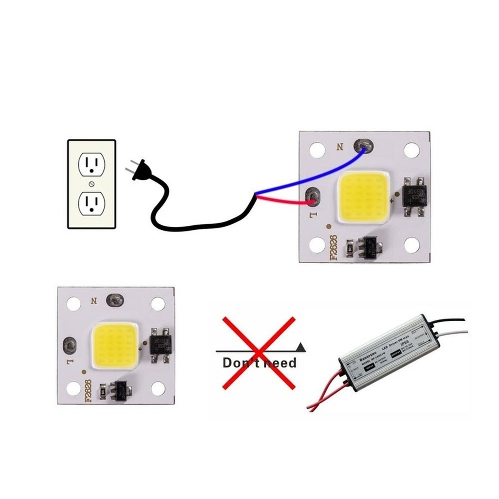 10W COB module 220V LED Chip D - مراجعة Smart Garden Outdoor وسعره