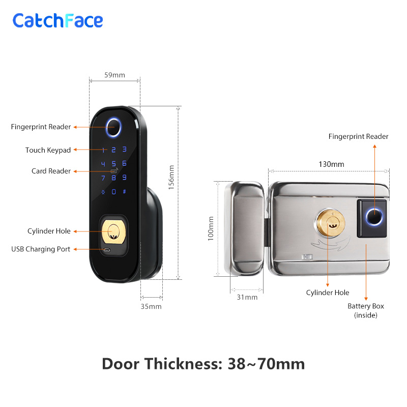 Electronic Door Lock DOUBLE SI - مراجعة Smart Garden Gate وسعره