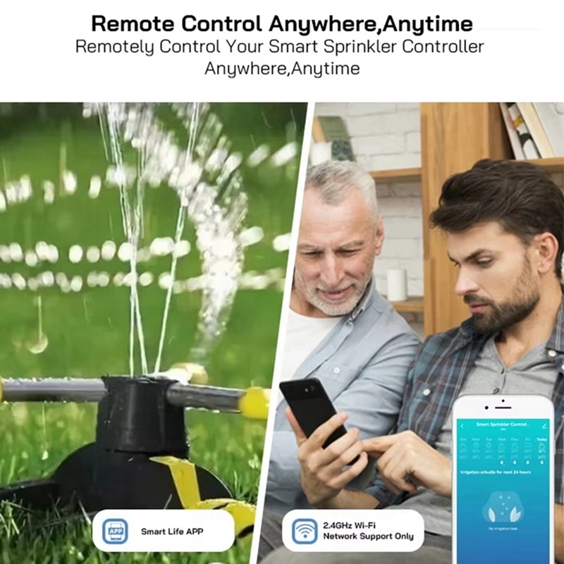 Tuya WiFi Smart Sprinkler Cont - مراجعة Smart Garden Sprinkler وسعره