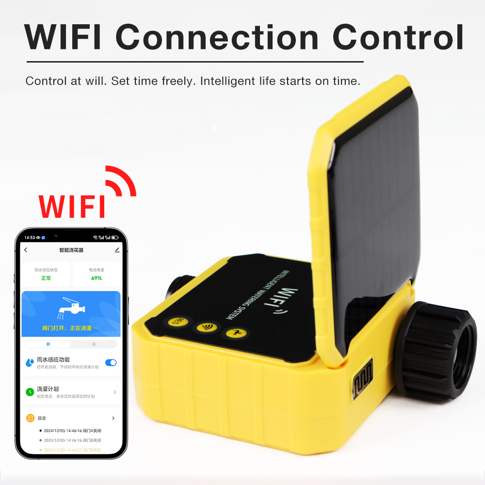 WiFi Solar Timer 1/2/4-Zone Sm - مراجعة Smart Garden Valve وسعره