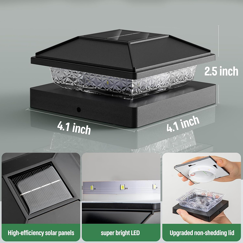 6/12X Outdoor Solar Post Cap L - مراجعة Smart Garden Gate وسعره