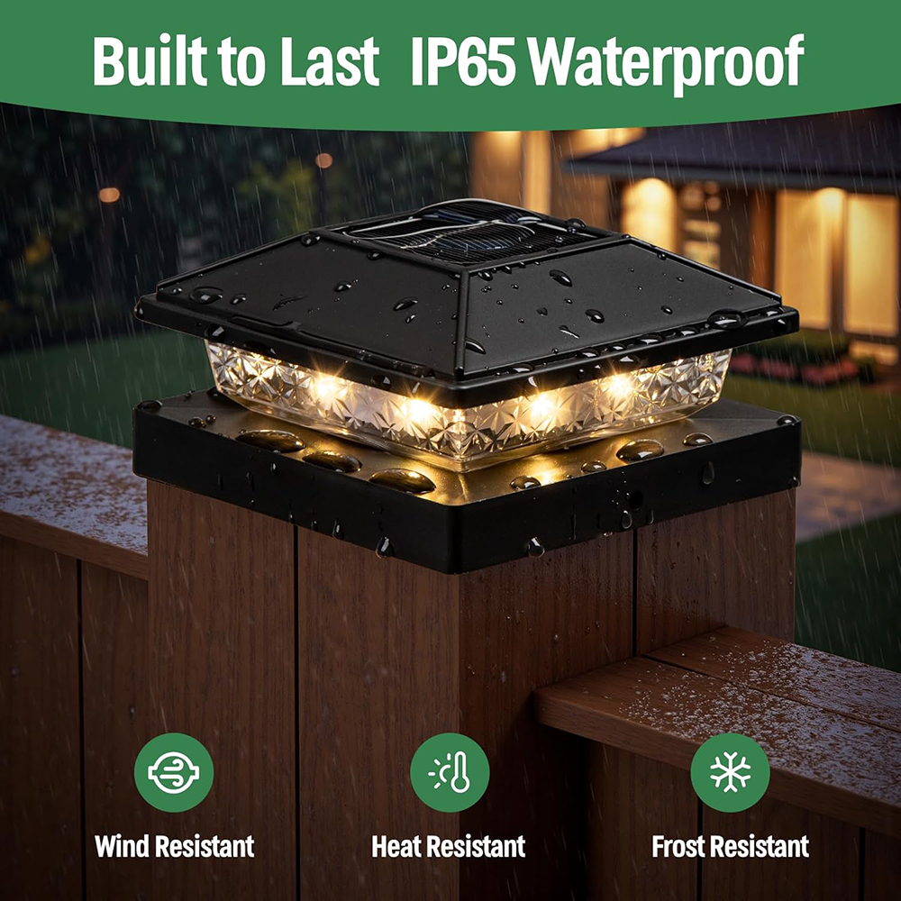 6/12X Outdoor Solar Post Cap L - مراجعة Smart Garden Gate وسعره