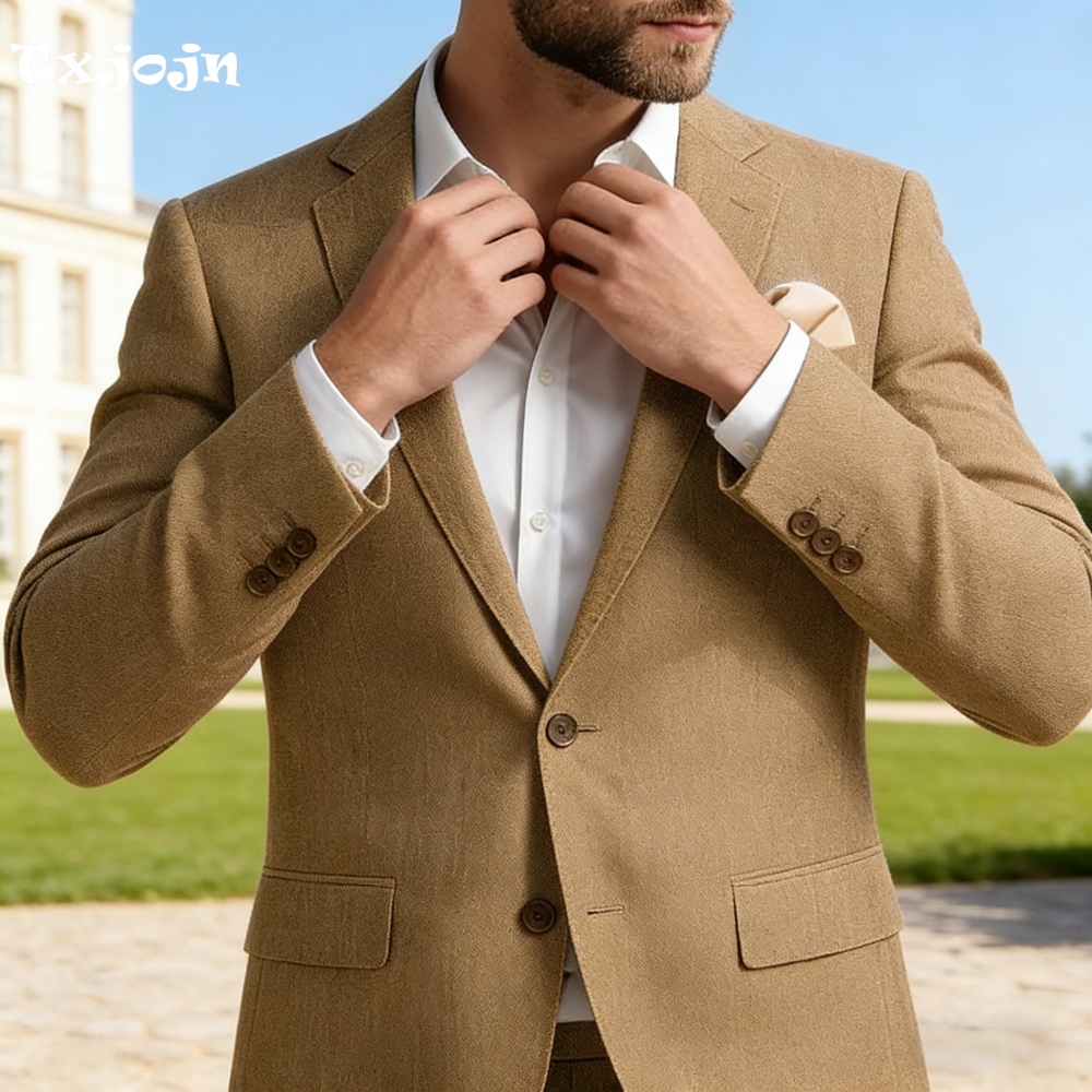 Mens Linen Suit 2Piece Peak La - مراجعة Smart Garden Offices وسعره
