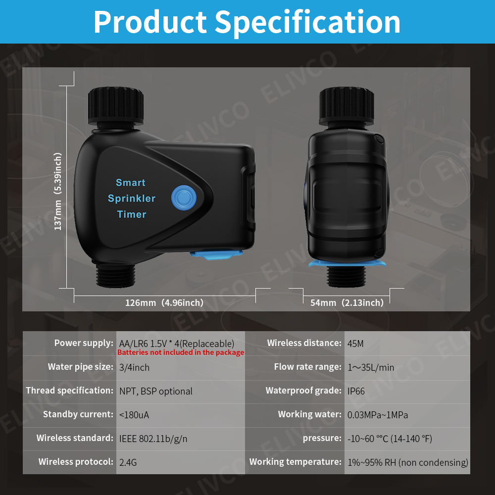 Tuya WiFi Smart Water Device w - مراجعة Smart Garden Valve وسعره