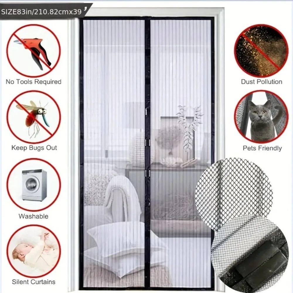 Magnetic Mosquito Net Door Win - مراجعة Smart Garden Gate وسعره