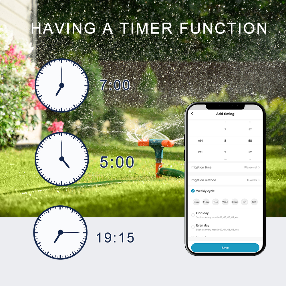 8 Zones Wifi Tuya Smart Garden - مراجعة Smart Garden Valve وسعره