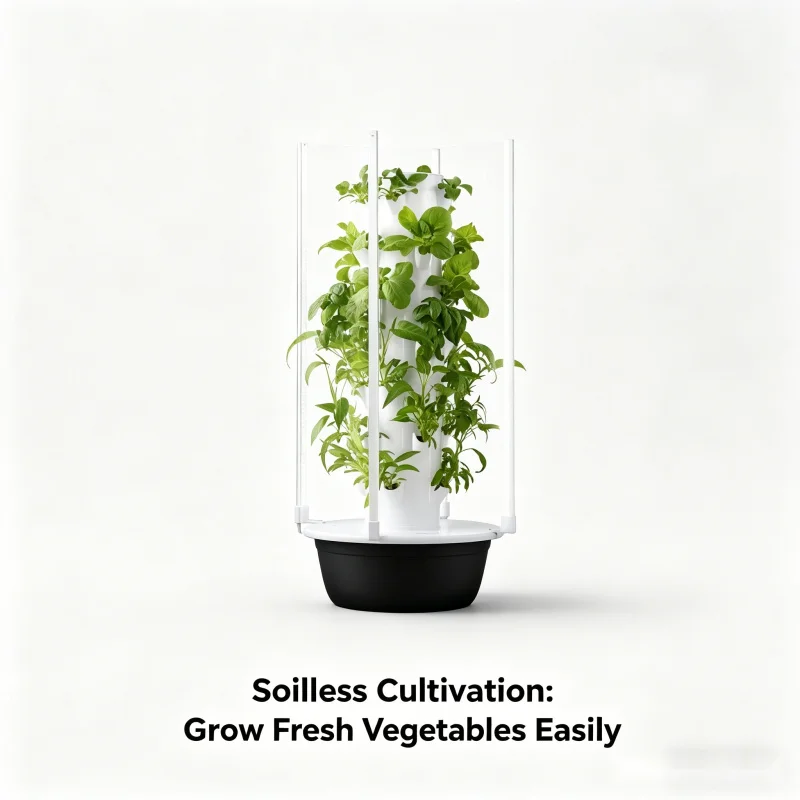SpaceTree Vertical Hydroponic  - مراجعة Smart Garden Outdoor وسعره