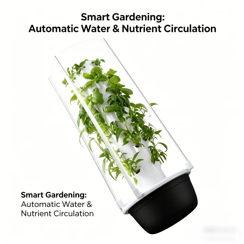 SpaceTree Vertical Hydroponic  - مراجعة Smart Garden Outdoor وسعره